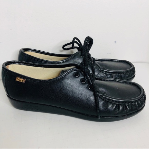 SAS Shoes - NWOB SAS comfort black leather shoes lace up 7.5N